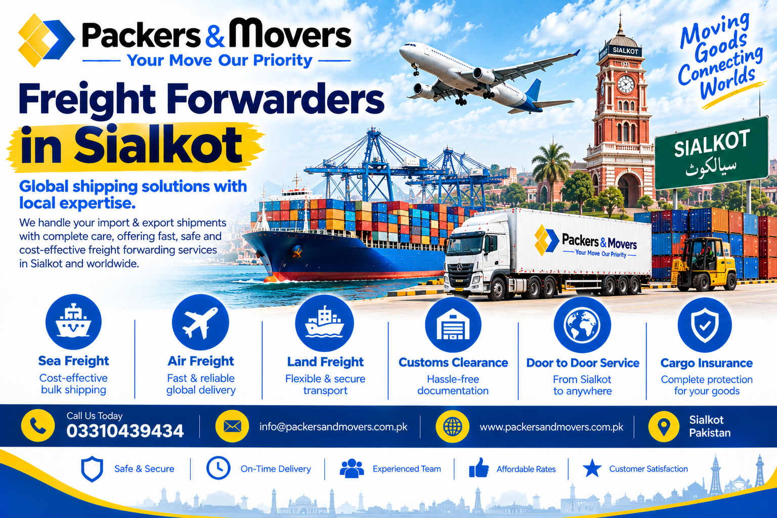 Freight Forwarders in Sialkot